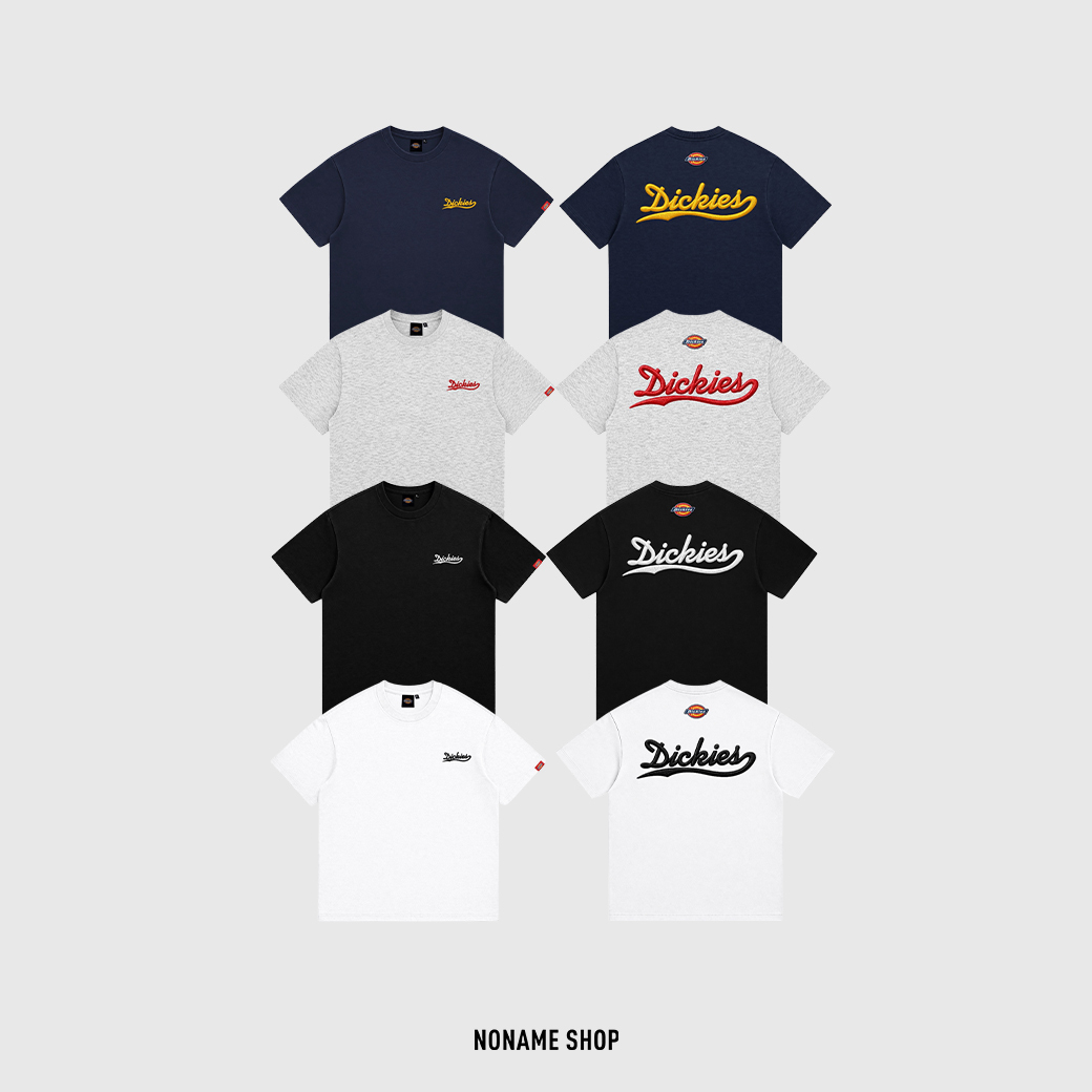 DICKIES 重磅 美式 復古 經典 品牌 簽名 LOGO 短袖 四色 (男款)
