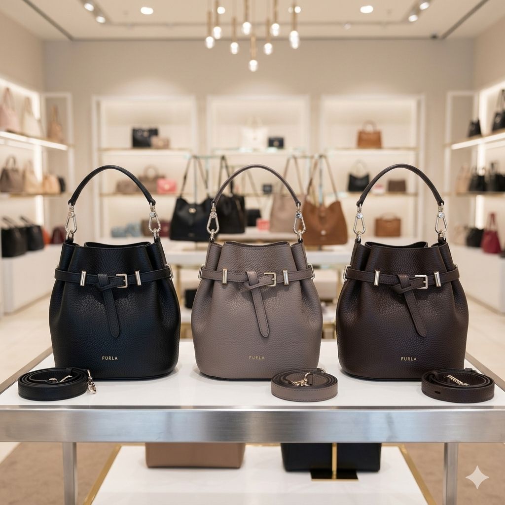 【預購】Furla H051713 Aura 水桶包