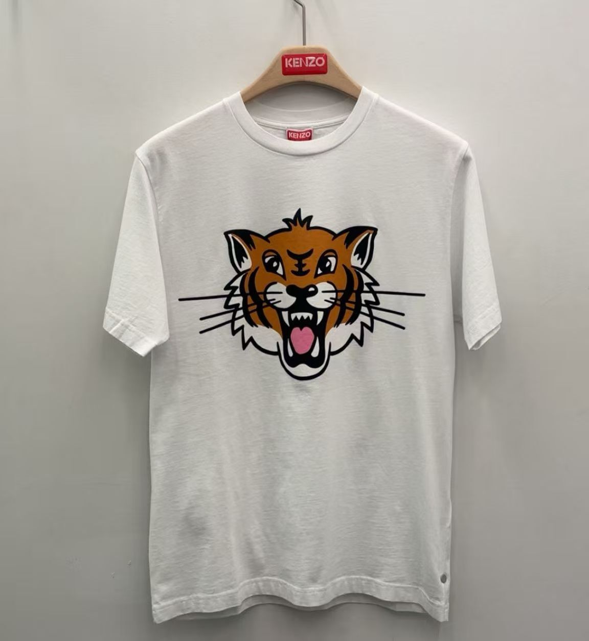 【預購】Kenzo H051821 男裝老虎短袖上衣（白色）