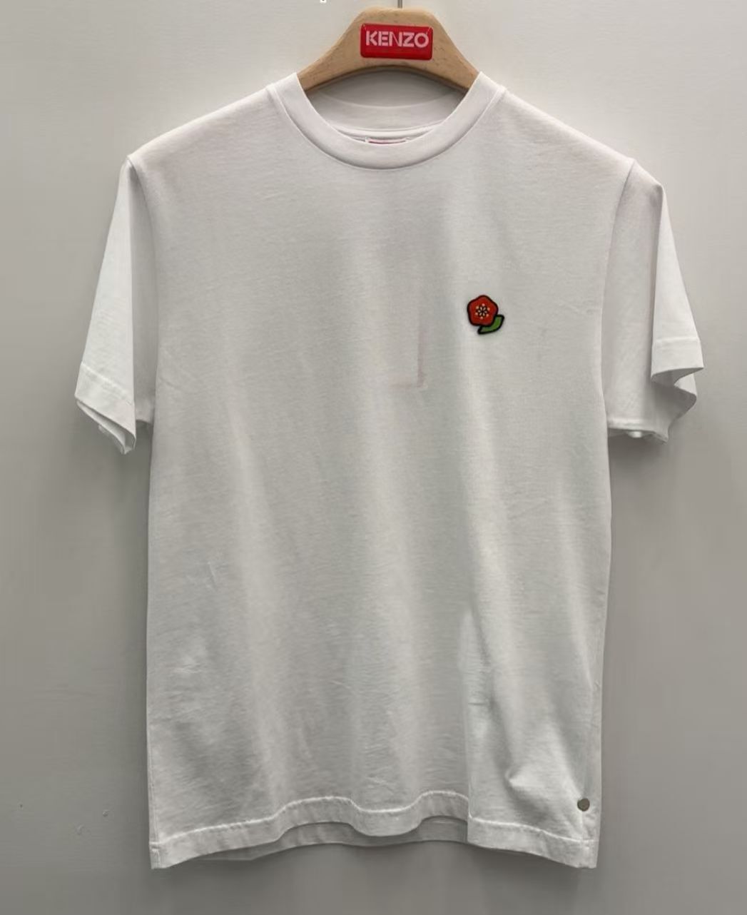 【預購】Kenzo H051822 男裝小花朵短袖上衣（白色）