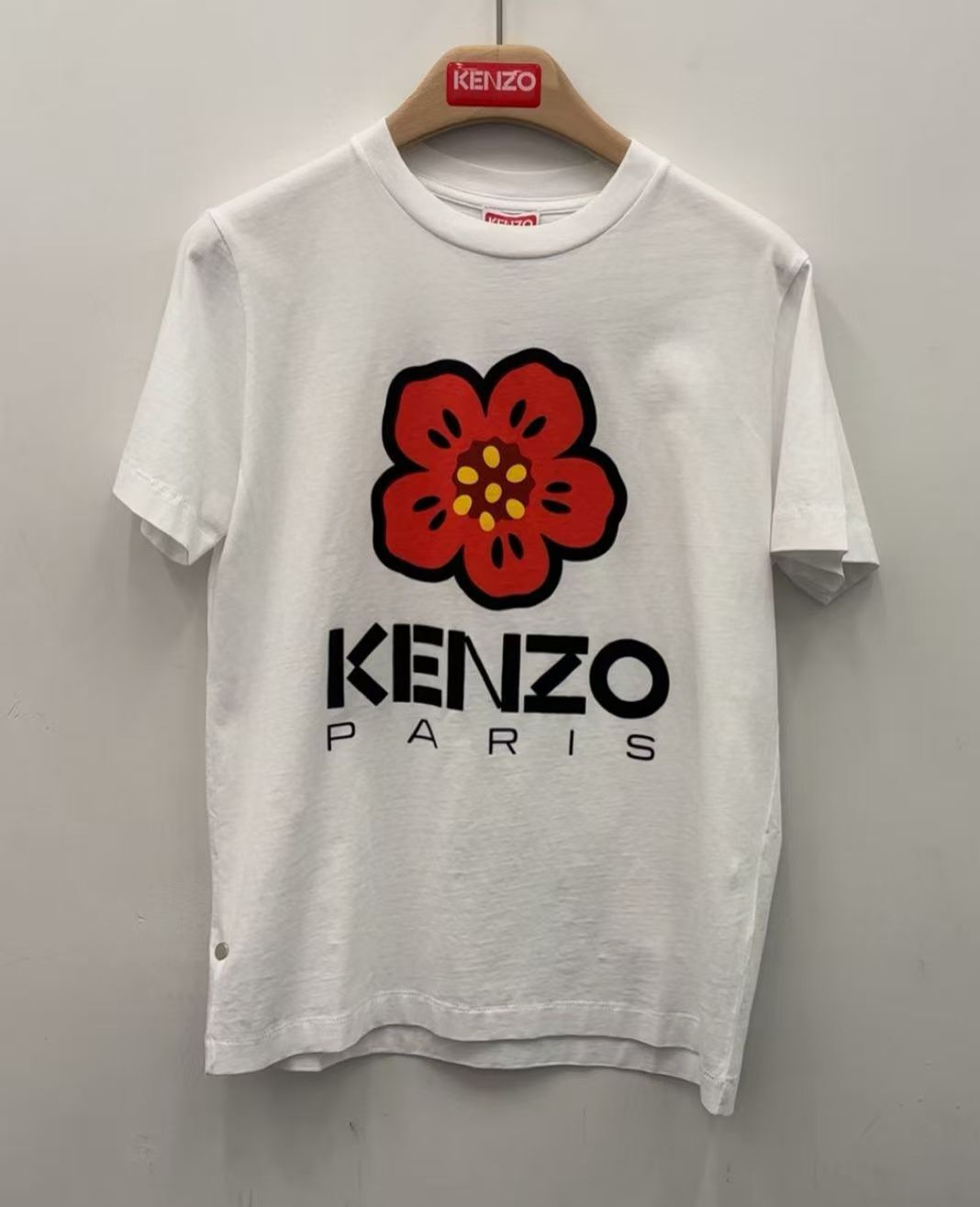 【預購】Kenzo H051825 大花朵短袖上衣（白色）