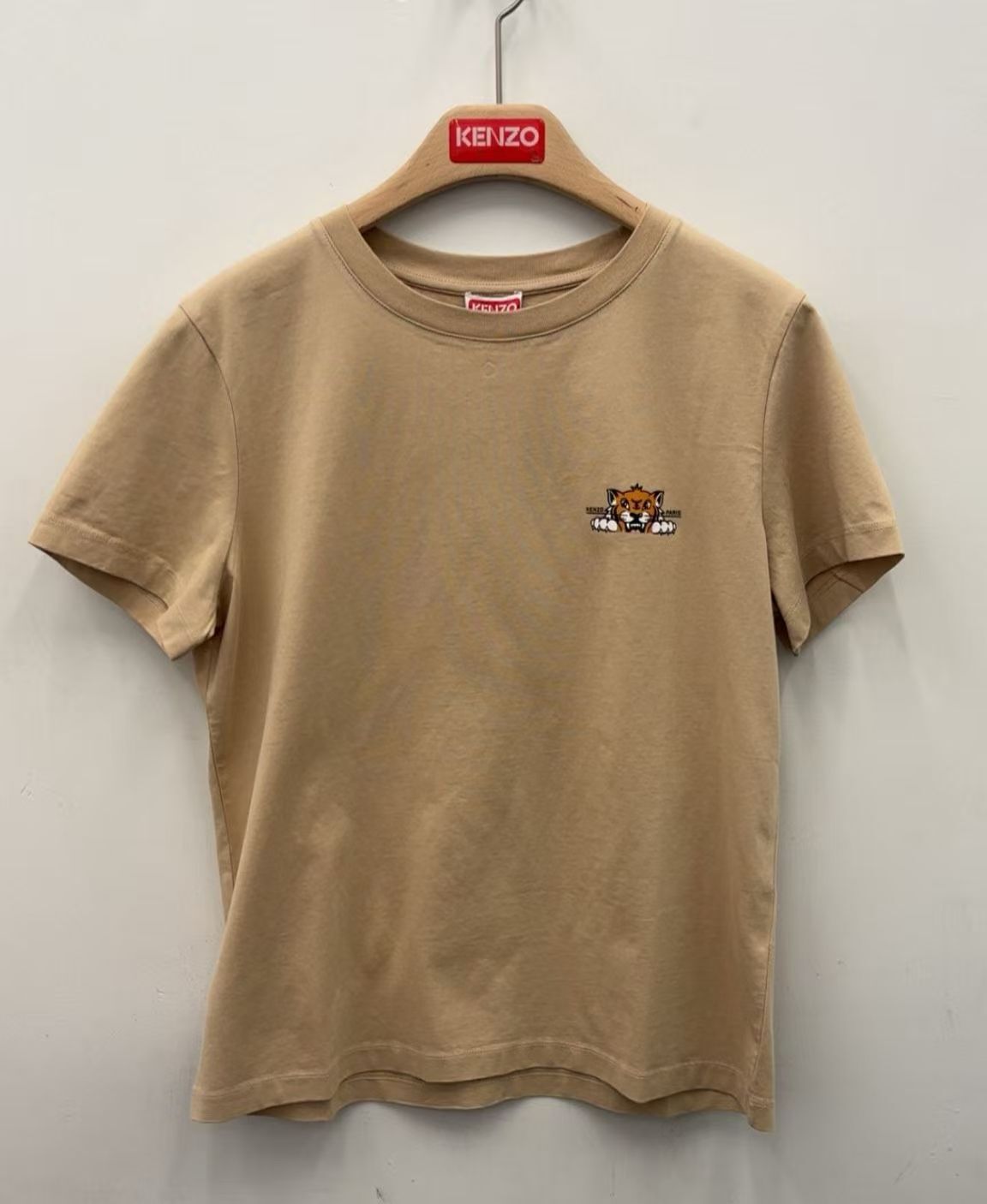 【預購】Kenzo H051826 女裝小老虎短袖上衣（啡色）