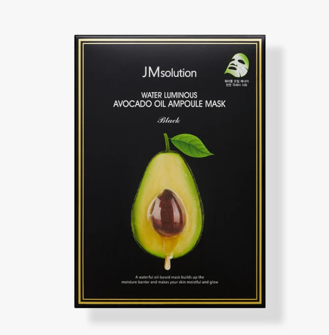 [S] JMSOLUTION JMSOLUTIONS JMMB-WA01KK01 WATER LUMINOUS AVOCADO OIL AMPOULE MASK PLUS 35ML*10EA, 8809794738845 (SJM132)