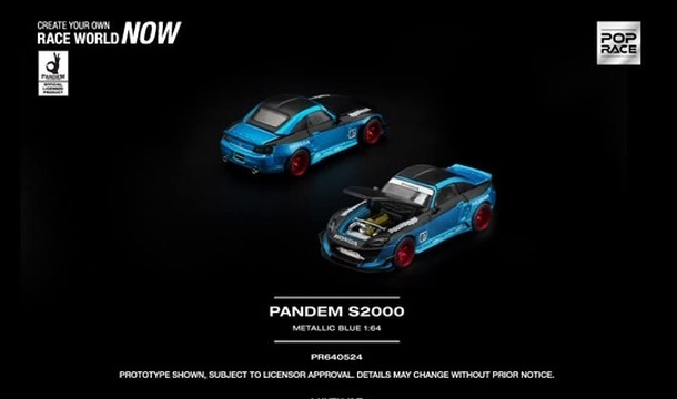 預訂 Pre Order - POPRACE PANDEM S2000 METALLIC BLUE    PR640524