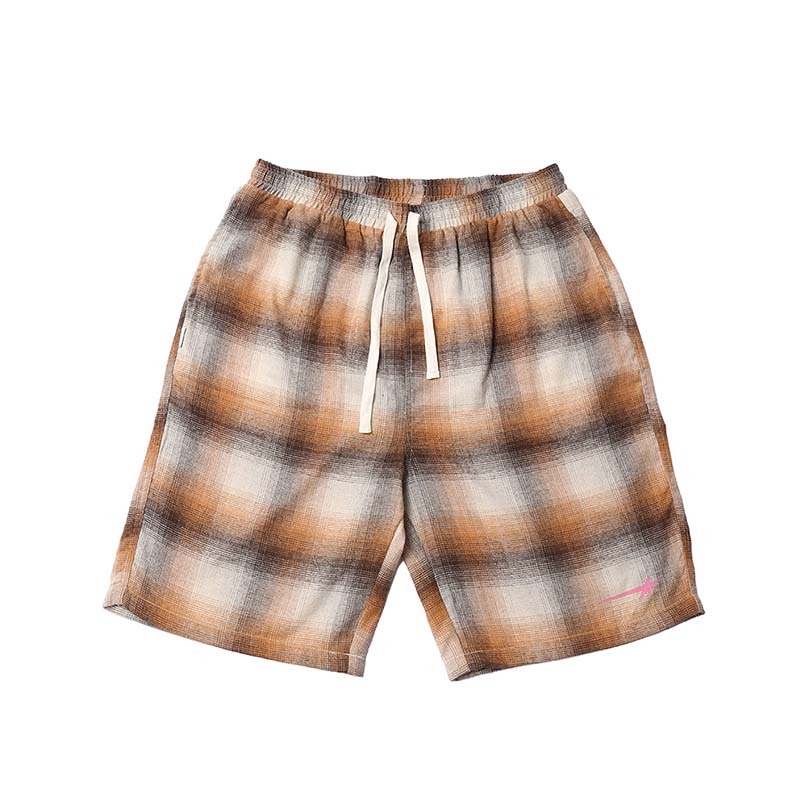 MTA Checkered Shorts 棋盤格子 短褲 棕色 MTA-14 [台灣現貨]
