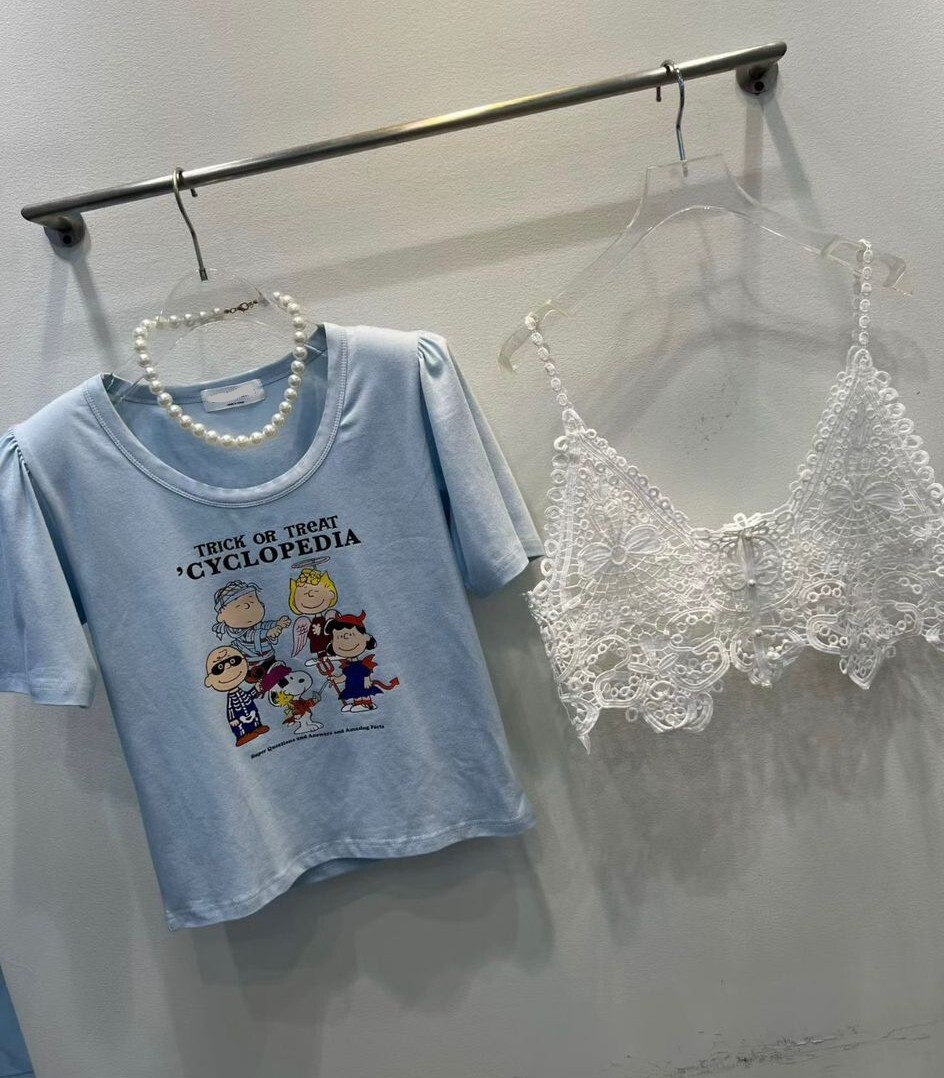 BL05 Tee: 胸 36-50 長20.6 背心: 胸38長16 $439 (一口價)