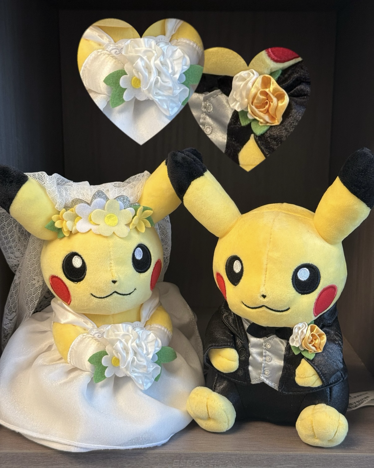 POKÉMON 寶可夢 皮卡丘 西式結婚禮服 娃娃 玩偶 公仔