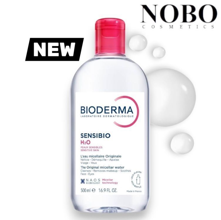 新版貝德瑪 - Sensibio H2o 舒敏高效潔膚液 / 卸妝水 500ml (平行進口)