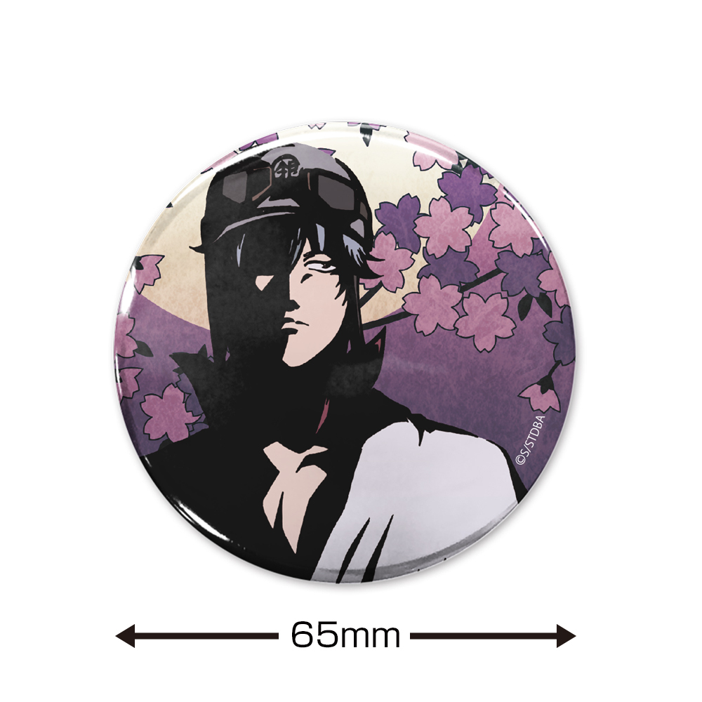 銀さん夜桜 65mm缶ﾊﾞｯｼﾞ COSPA 060126