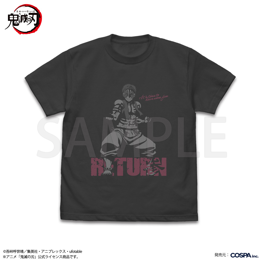 上弦の参 猗窩座 Tｼｬﾂ/LIGHT GRAY COSPA 060126