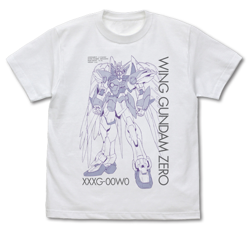 ｳｲﾝｸﾞｶﾞﾝﾀﾞﾑｾﾞﾛ EW Tｼｬﾂ/WHITE COSPA 060126