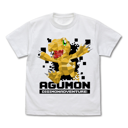 ｱｸﾞﾓﾝ ﾎﾟﾘｺﾞﾝｸﾞﾗﾌｨｯｸ Tｼｬﾂ/WHITE COSPA 060126