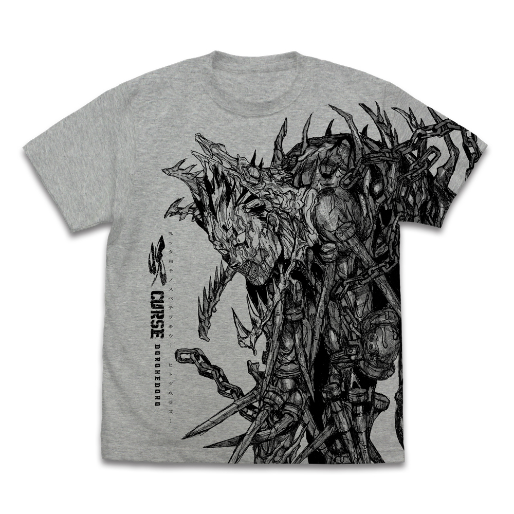 ｶｰｽ ｵｰﾙﾌﾟﾘﾝﾄTｼｬﾂ/MIX GRAY COSPA 060126