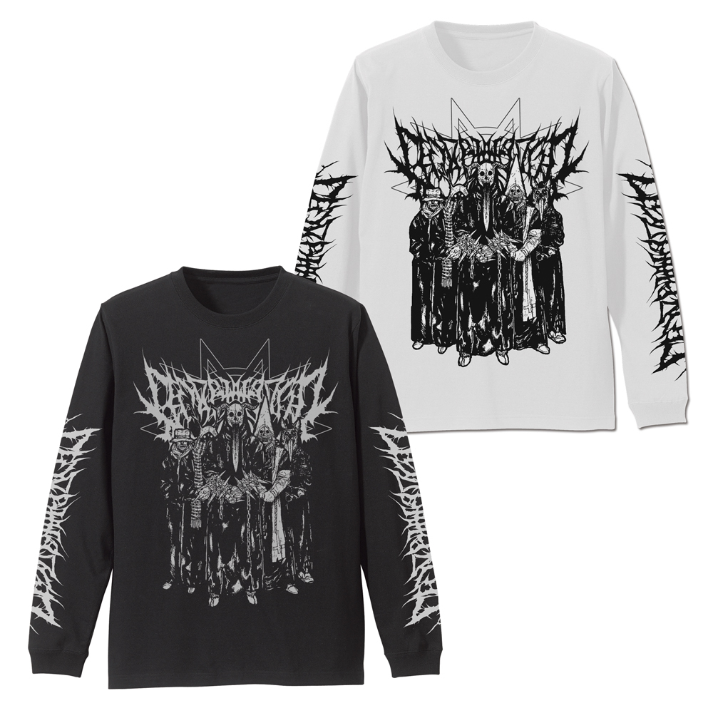 ﾁﾀﾞﾙﾏと悪魔たちの袖ﾘﾌﾞﾛﾝｸﾞｽﾘｰﾌﾞTｼｬﾂ/WHITE COSPA 060126