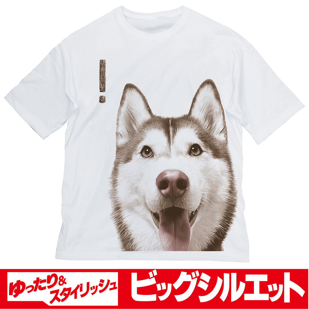 ｼｬﾝﾃ ﾋﾞｯｸﾞｼﾙｴｯﾄTｼｬﾂ/WHITE COSPA 060126