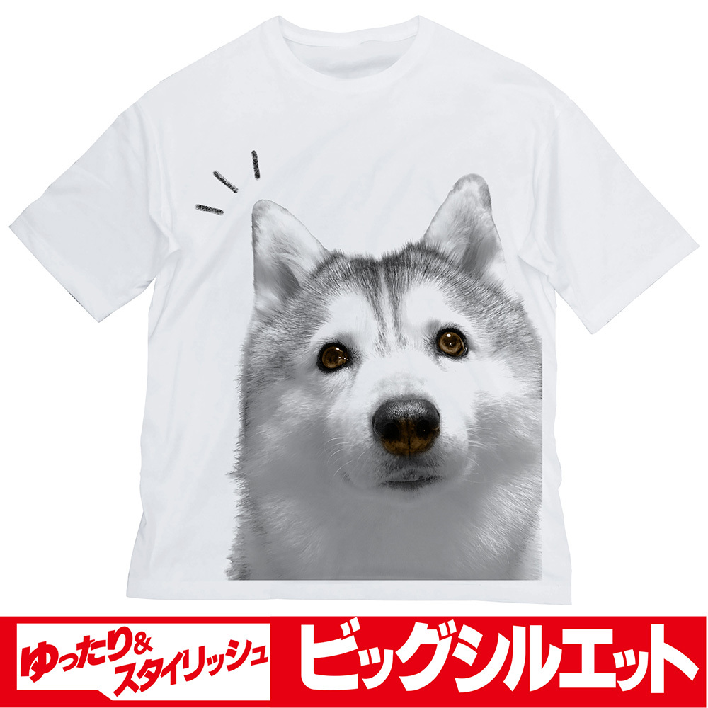 ｼﾙﾋﾞｱ ﾋﾞｯｸﾞｼﾙｴｯﾄTｼｬﾂ/WHITE COSPA 060126