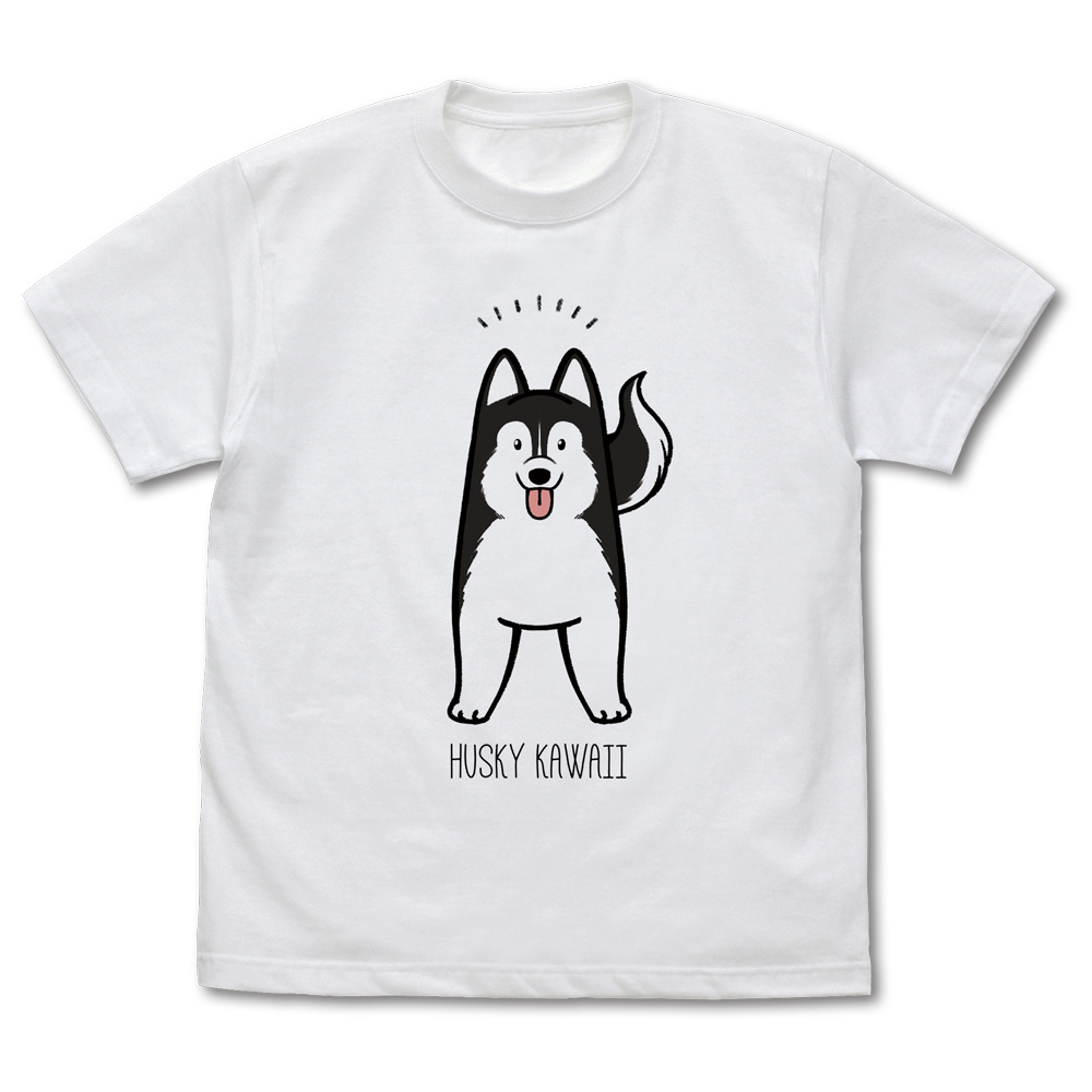 ﾊｽｷｰ KAWAII Tｼｬﾂ/ﾁｮｺﾚｰﾄ&ﾎﾜｲﾄ-M COSPA 060126
