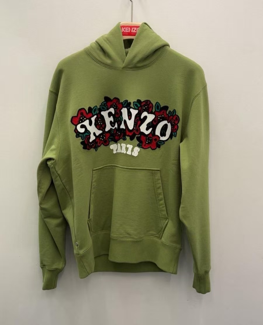 【預購】Kenzo H051834 男裝有帽衛衣（綠色）