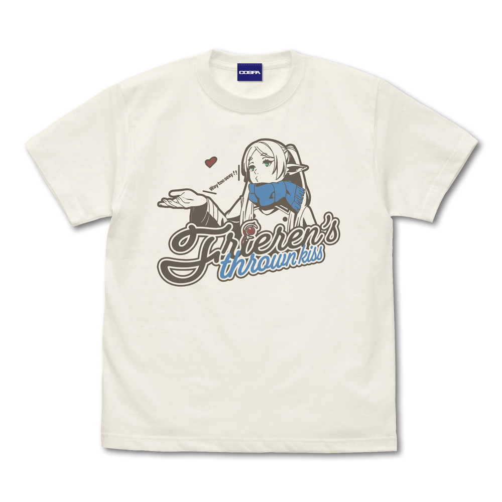 ﾌﾘｰﾚﾝの投げｷｯｽ Tｼｬﾂ/VANILLA WHITE COSPA 060126