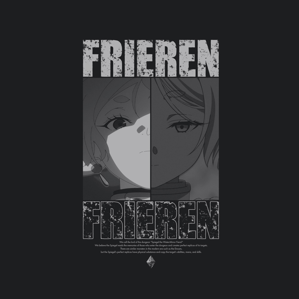 ﾌﾘｰﾚﾝの複製体 Tｼｬﾂ/BLACK COSPA 060126