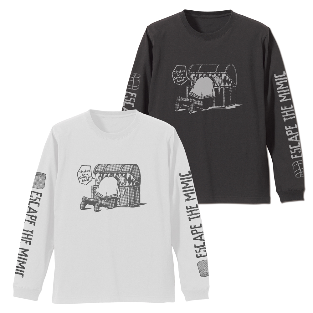 ﾐﾐｯｸとﾋﾟﾝﾁのﾌﾘｰﾚﾝ 袖ﾘﾌﾞﾛﾝｸﾞｽﾘｰﾌﾞTｼｬﾂ/WHITE COSPA 060126