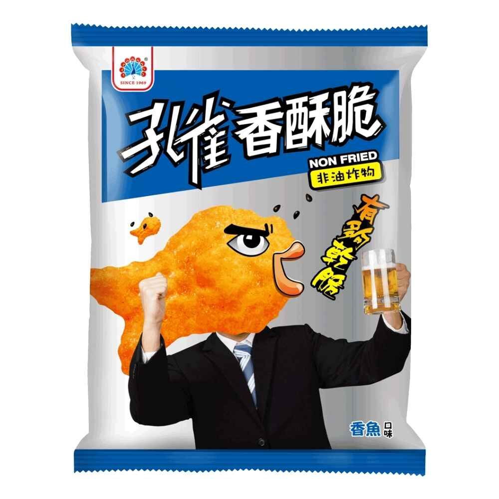 (箱購) 乖乖 孔雀香酥脆香魚口味18g x 36包