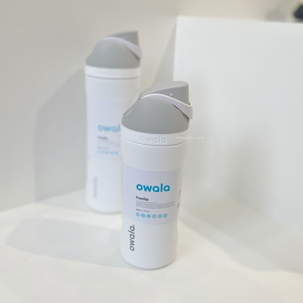 OWALA FREESIP 不銹鋼 保冷水壺 雙飲口彈蓋 吸管杯 475ML 16OZ