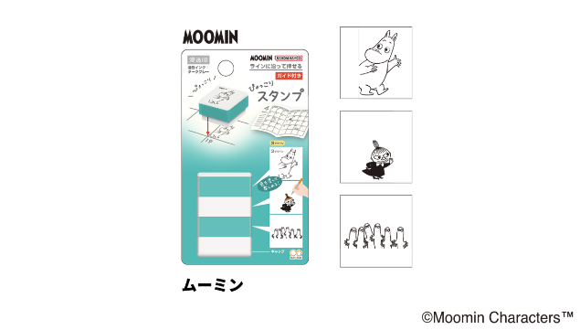 『Sun-star』探頭3連印章 Moomin