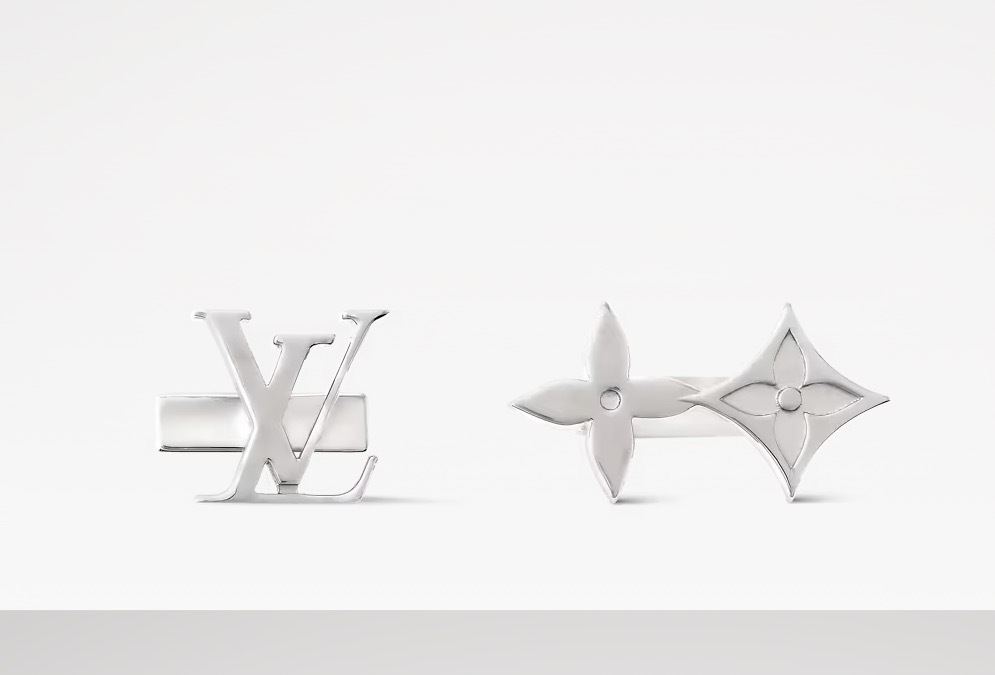 LV Monogram Row Cufflinks