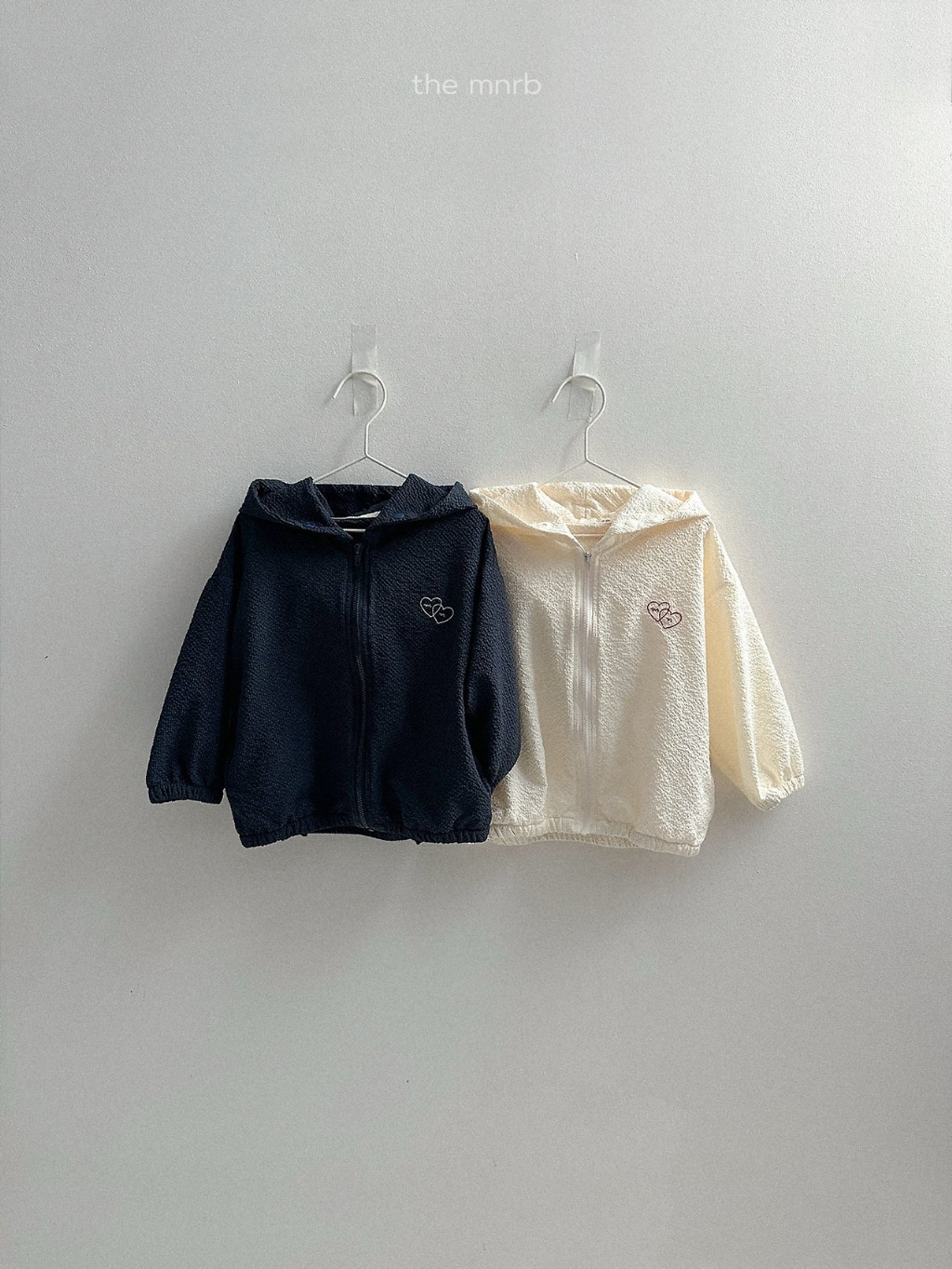 韓國🇰🇷Minirobe 雙心泡泡布連帽外套(S-XL)