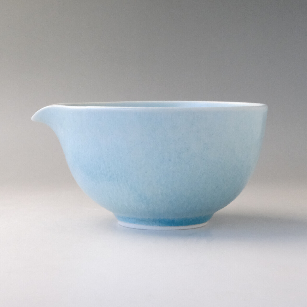 日本製 美濃燒 湯冷碗 片口抹茶碗 水藍