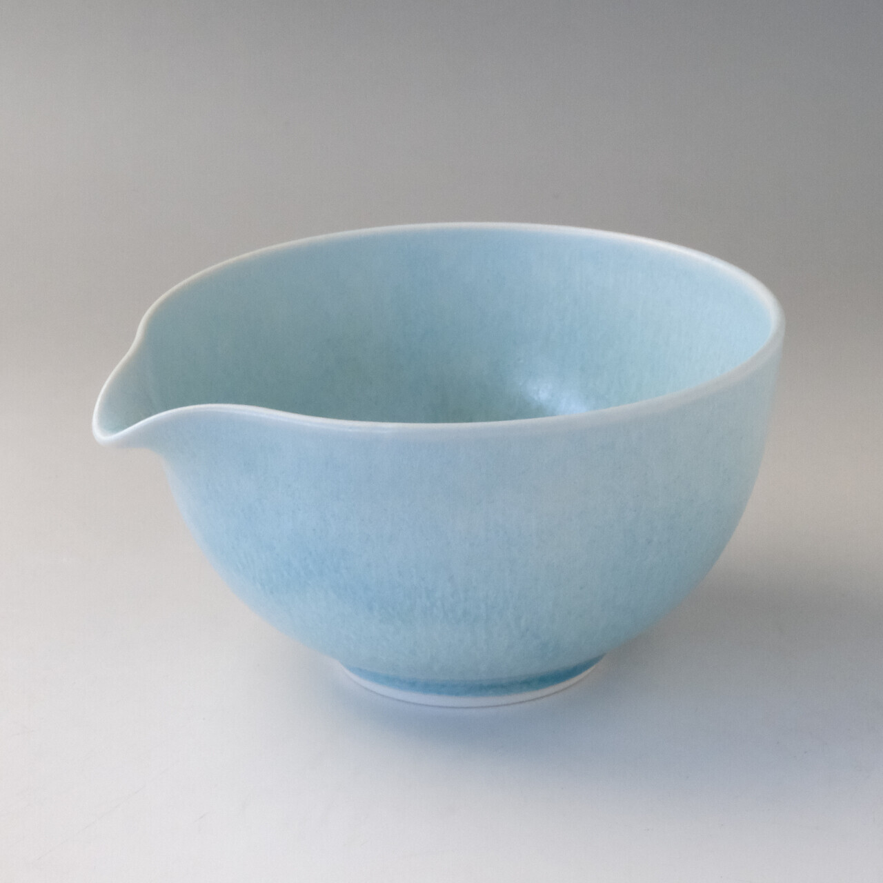 日本製 美濃燒 湯冷碗 片口抹茶碗 水藍