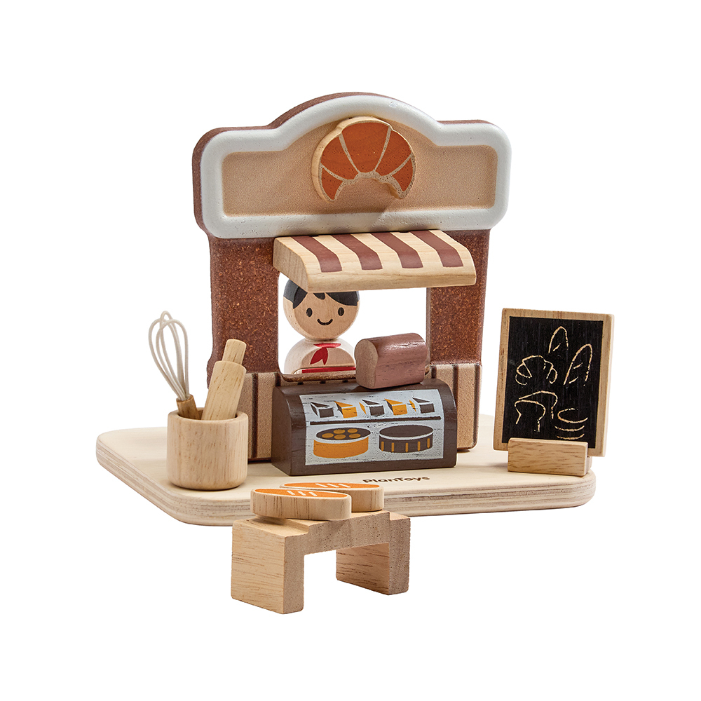PlanToys 木質娃娃屋-歐式烘焙坊
