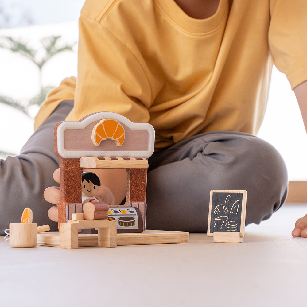 PlanToys 木質娃娃屋-歐式烘焙坊