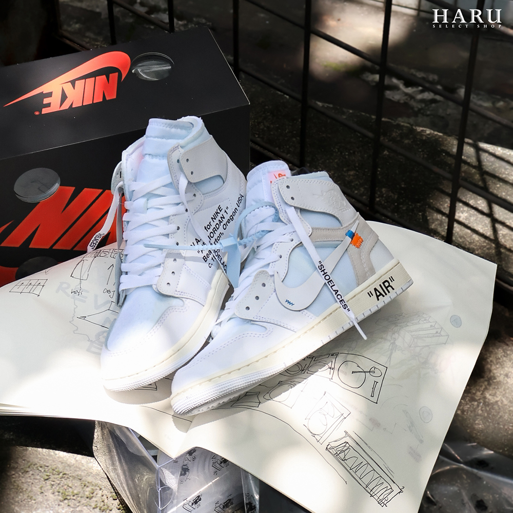 限定聯名 Virgil Abloh Archive™ x Air Jordan 1 High OG「Alaska」冰川白 冰藍 極地灰 Off-White 解構 V.A.A. The Ten 限量款 AA3834-100
