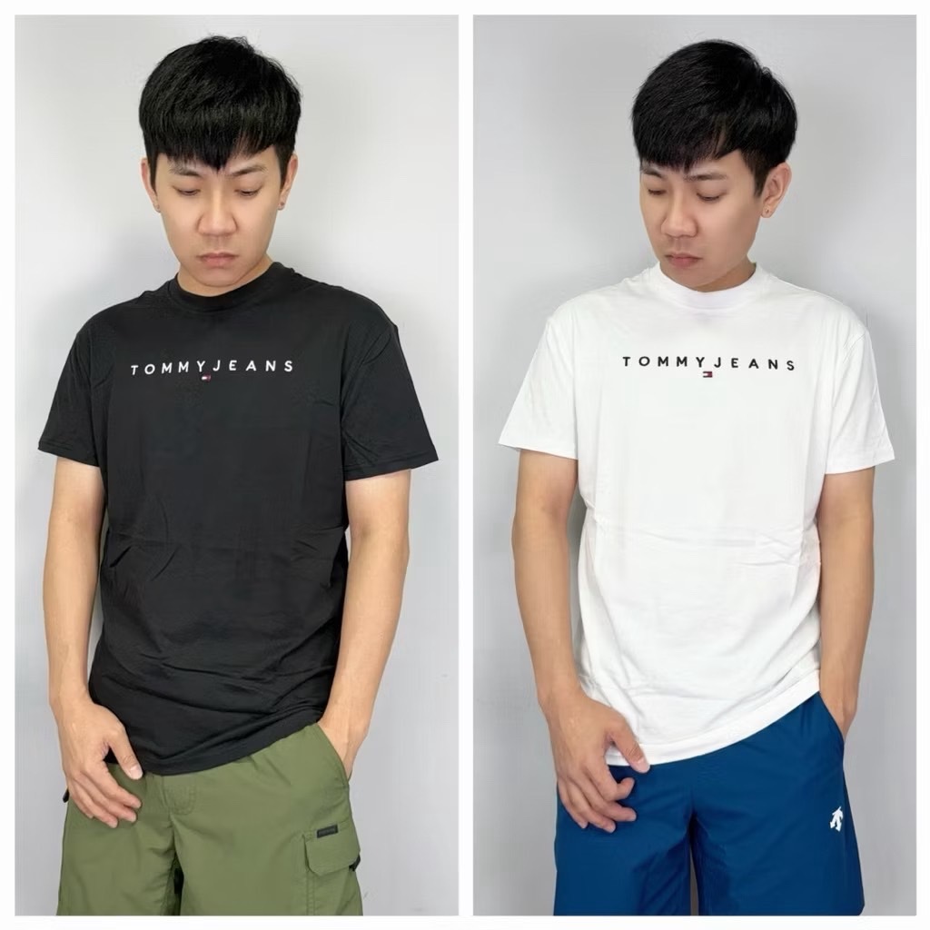 Tommy Jeans 電繡字母小國旗 短袖上衣 短T