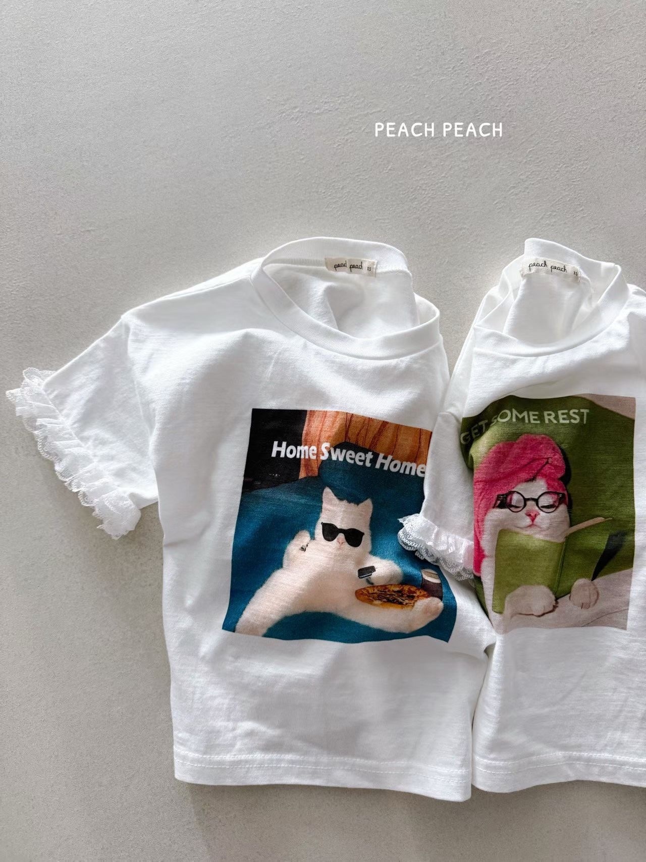 Peach Peach Miu Tee（With Mom）