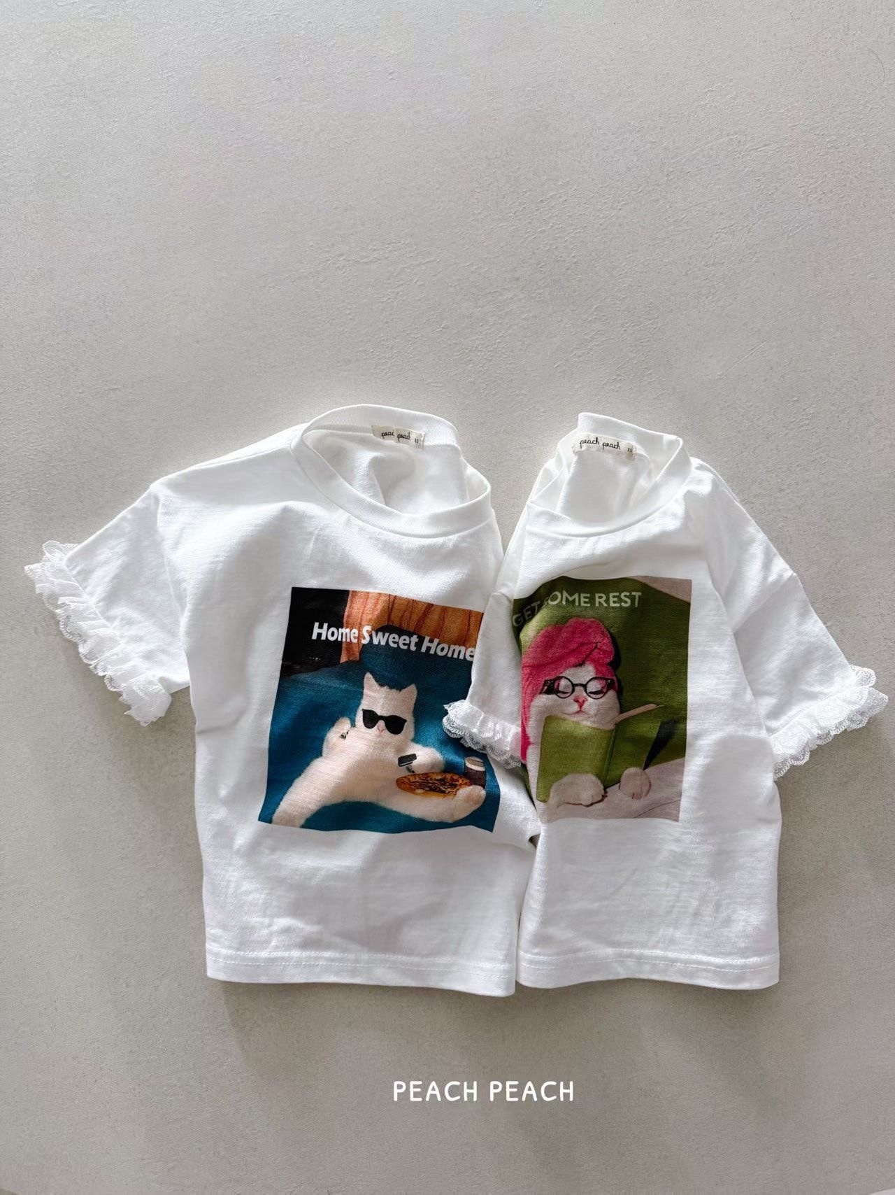 Peach Peach Miu Tee（With Mom）