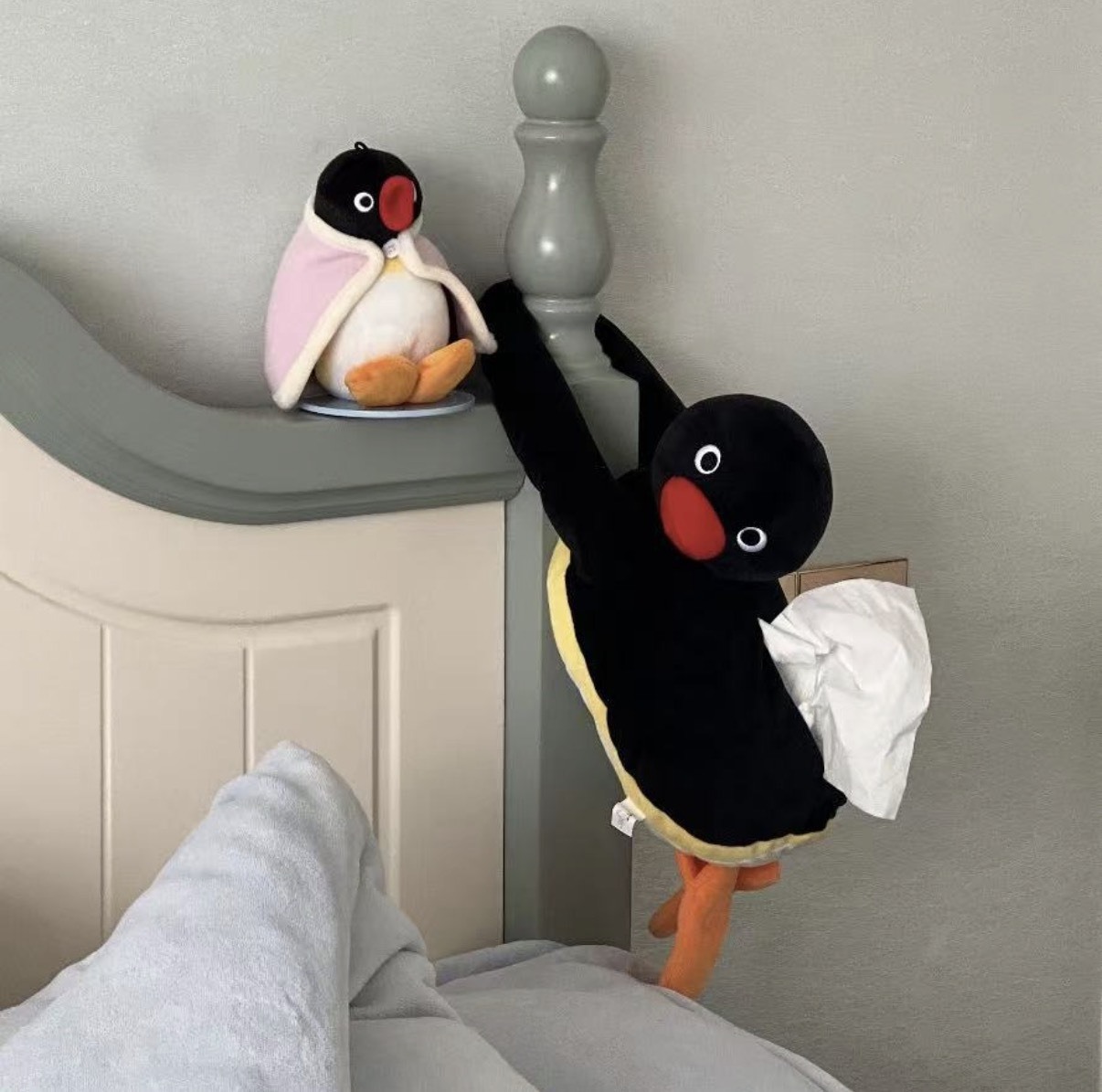 <來抽我呀!> 🐧PINGU 懸掛式 面紙盒