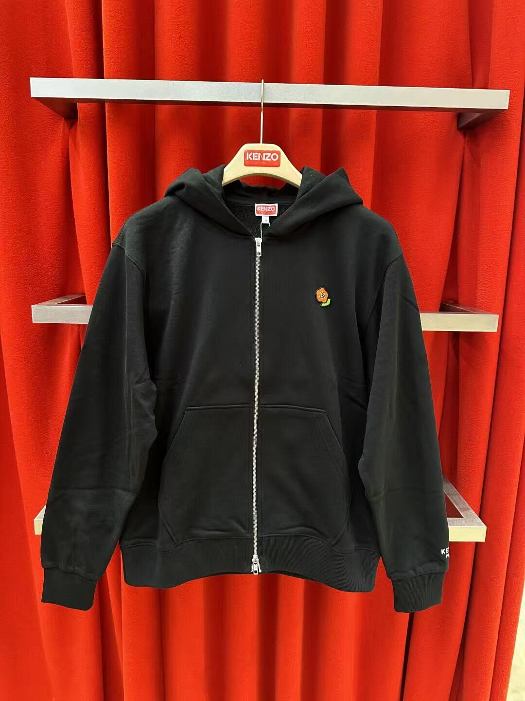【預購】Kenzo H051844 男裝小花朵外套（黑色）