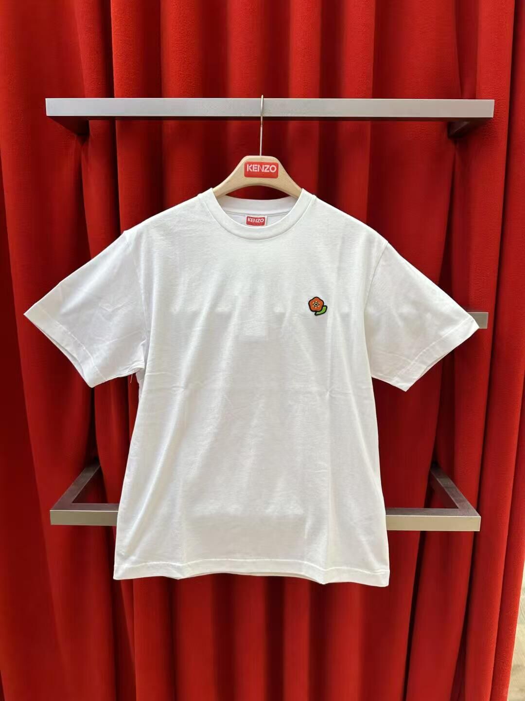 【預購】Kenzo H051822 男裝小花朵短袖上衣（白色）