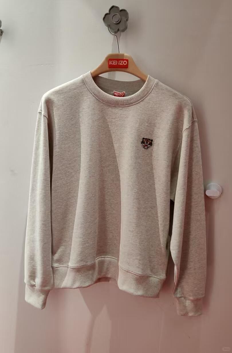 【預購】Kenzo H051842 男裝小老虎圖案衛衣（灰色）