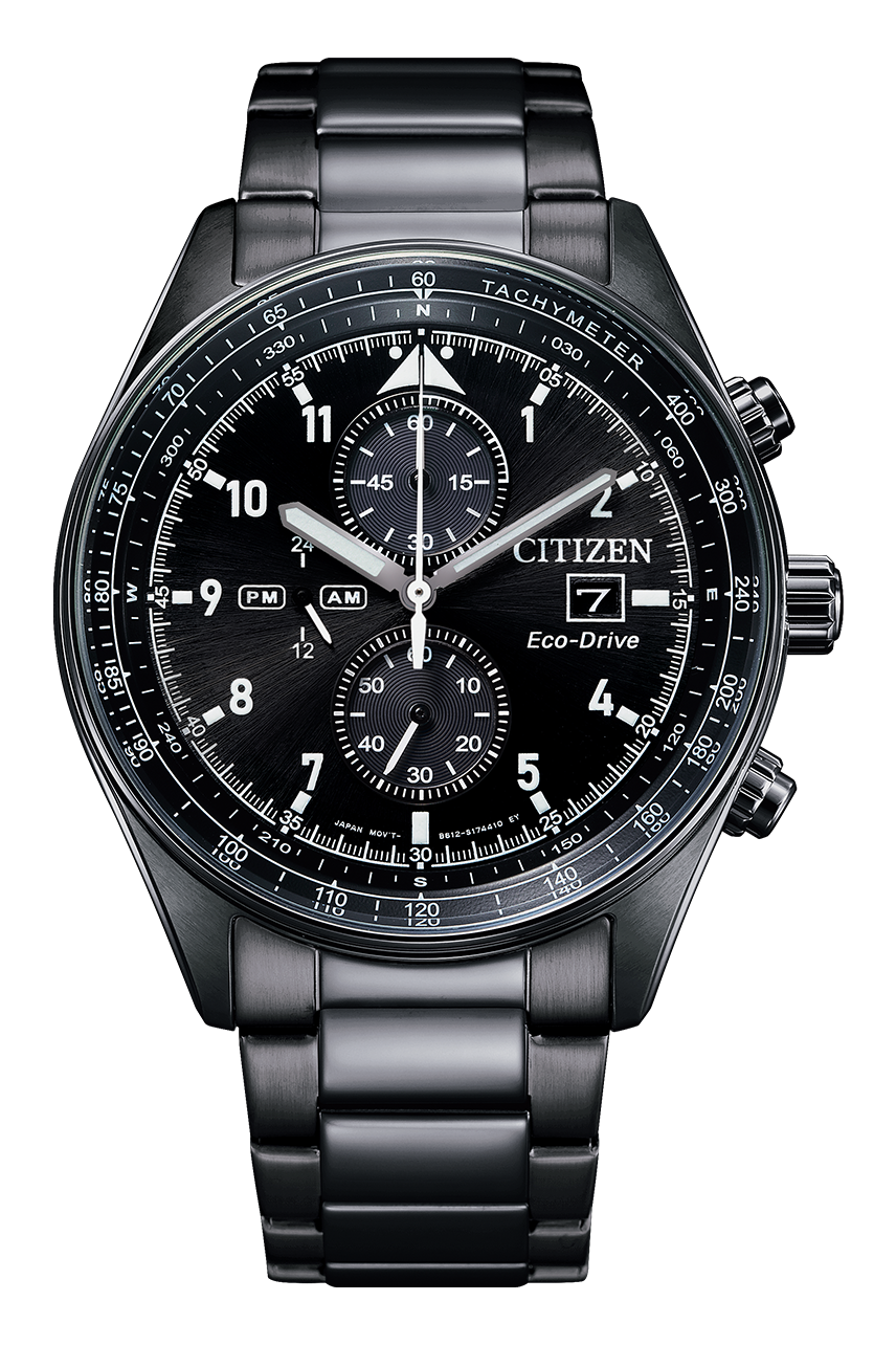 Citizen 星辰 Eco-Drive Chronograph E 100M Men's Watch CA0775-87E  光動能計時腕錶