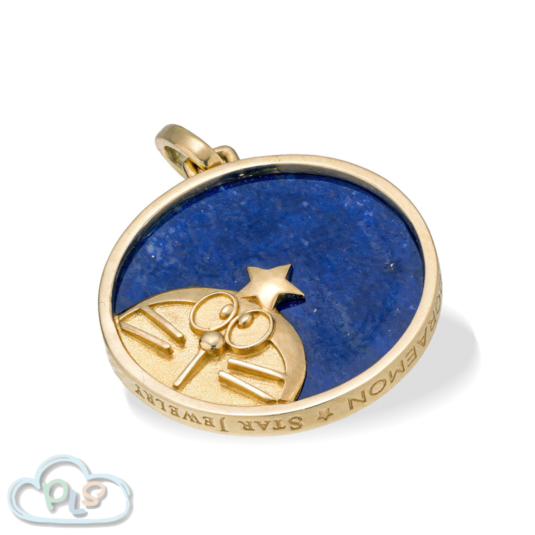 K18青金石限量版 雙面吊墜 多啦A夢 DORAEMON x STAR JEWELRY  #23018-1
