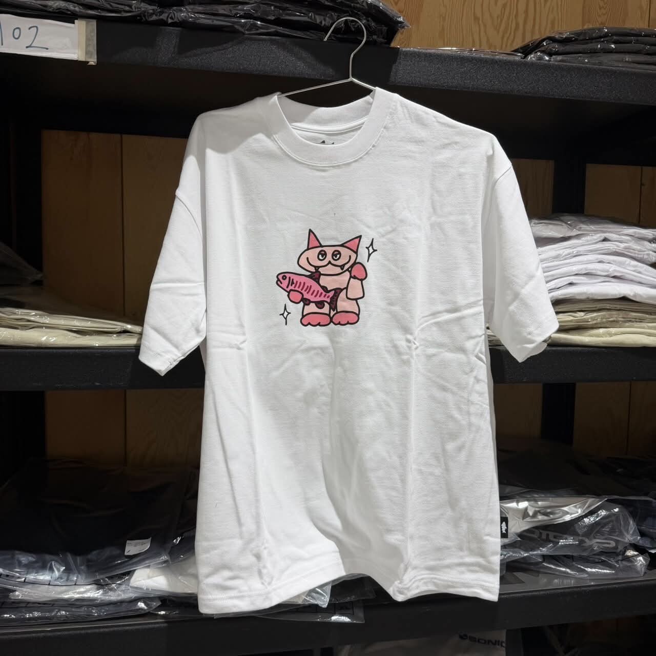 AGILITY Image Heavy Tee / Chibi Lucky Cat Q版招財貓 短袖Tee [RS6-LC2]