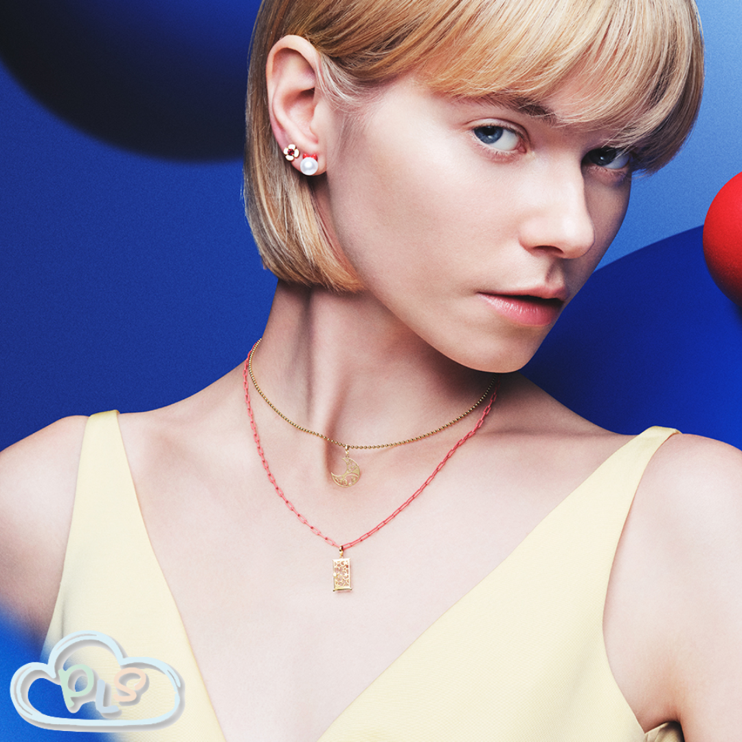 K10限量版 月亮金吊墜 多啦美 DORAEMON x STAR JEWELRY  #23020-1
