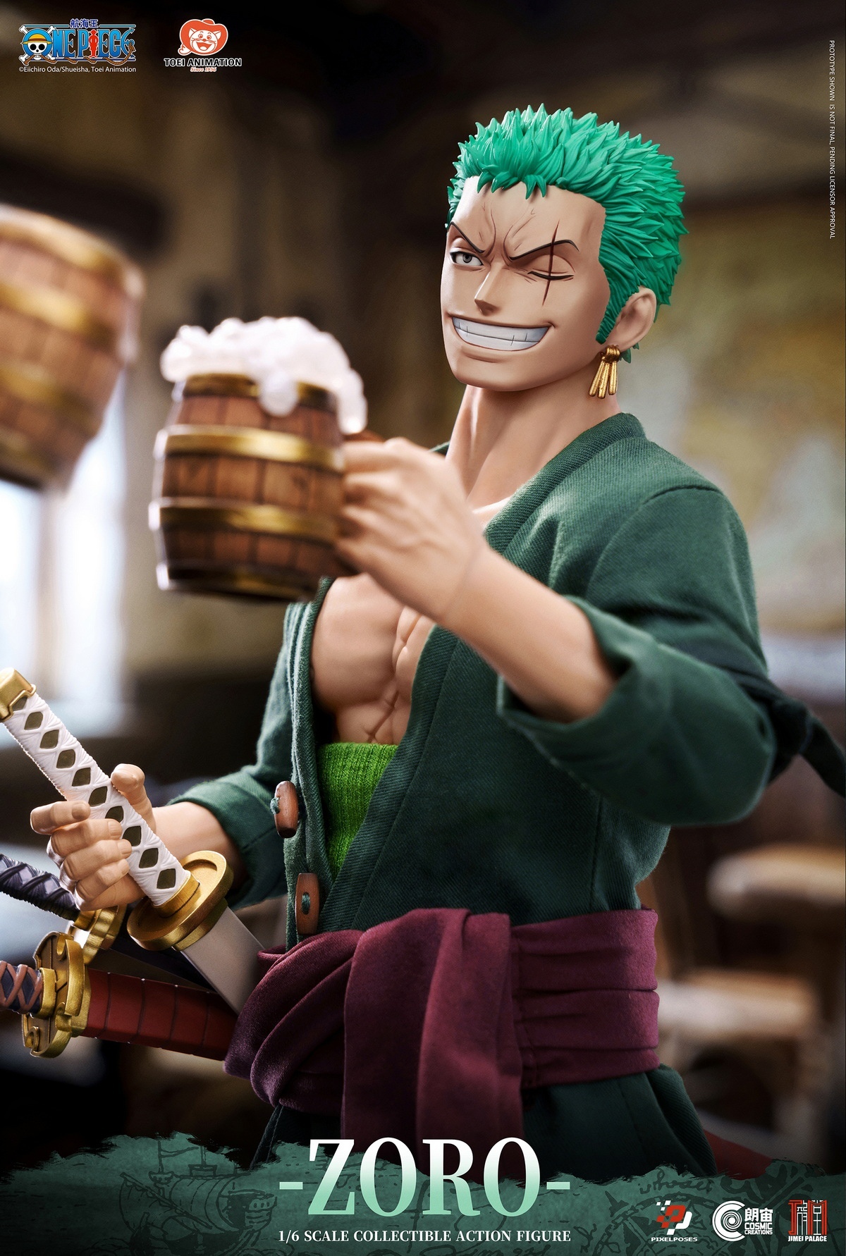 [訂金] Cosmic Creations x Pixel Poses : 1/6 One Piece - Zoro Standard Version