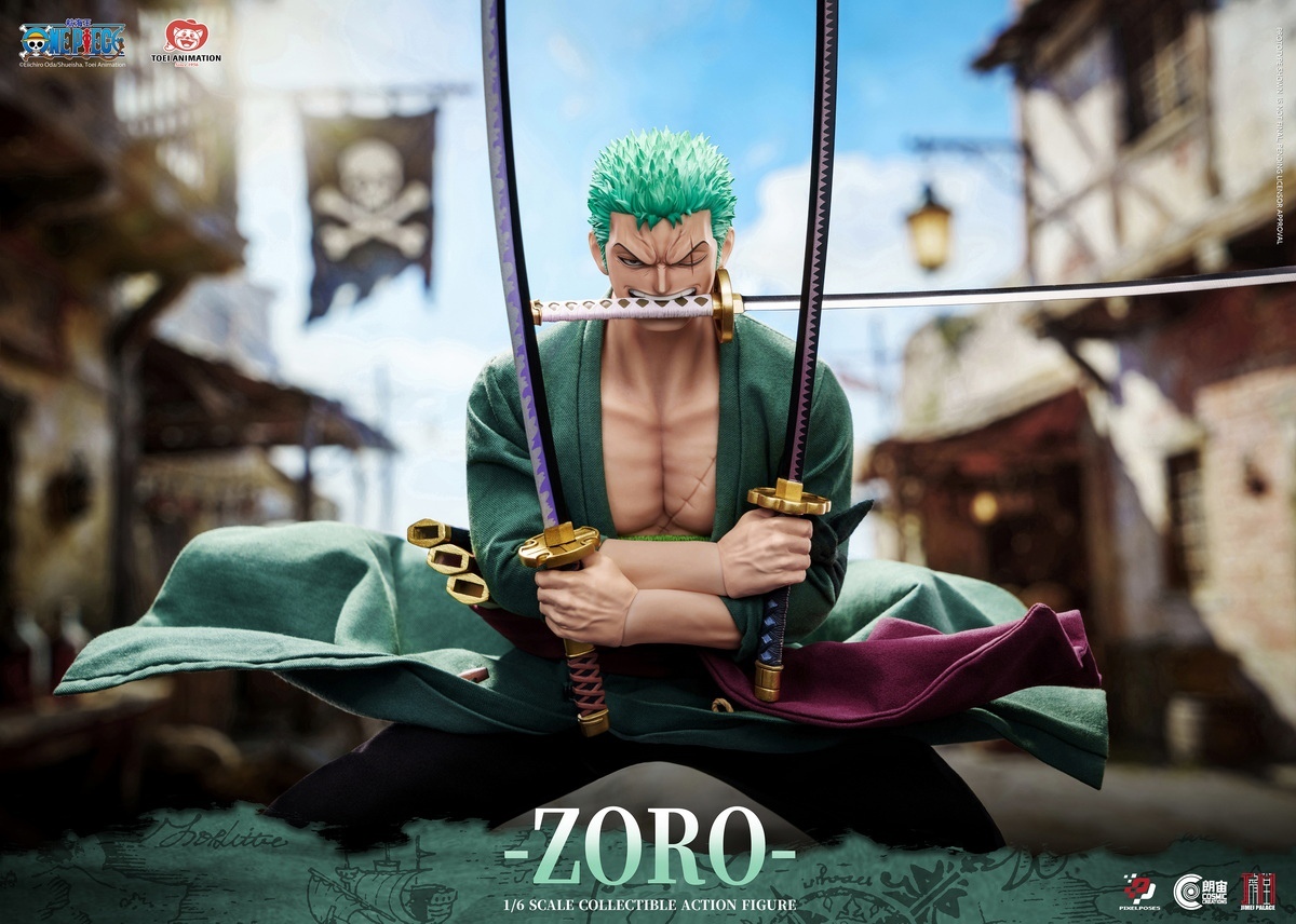 [訂金] Cosmic Creations x Pixel Poses : 1/6 One Piece - Zoro Standard Version