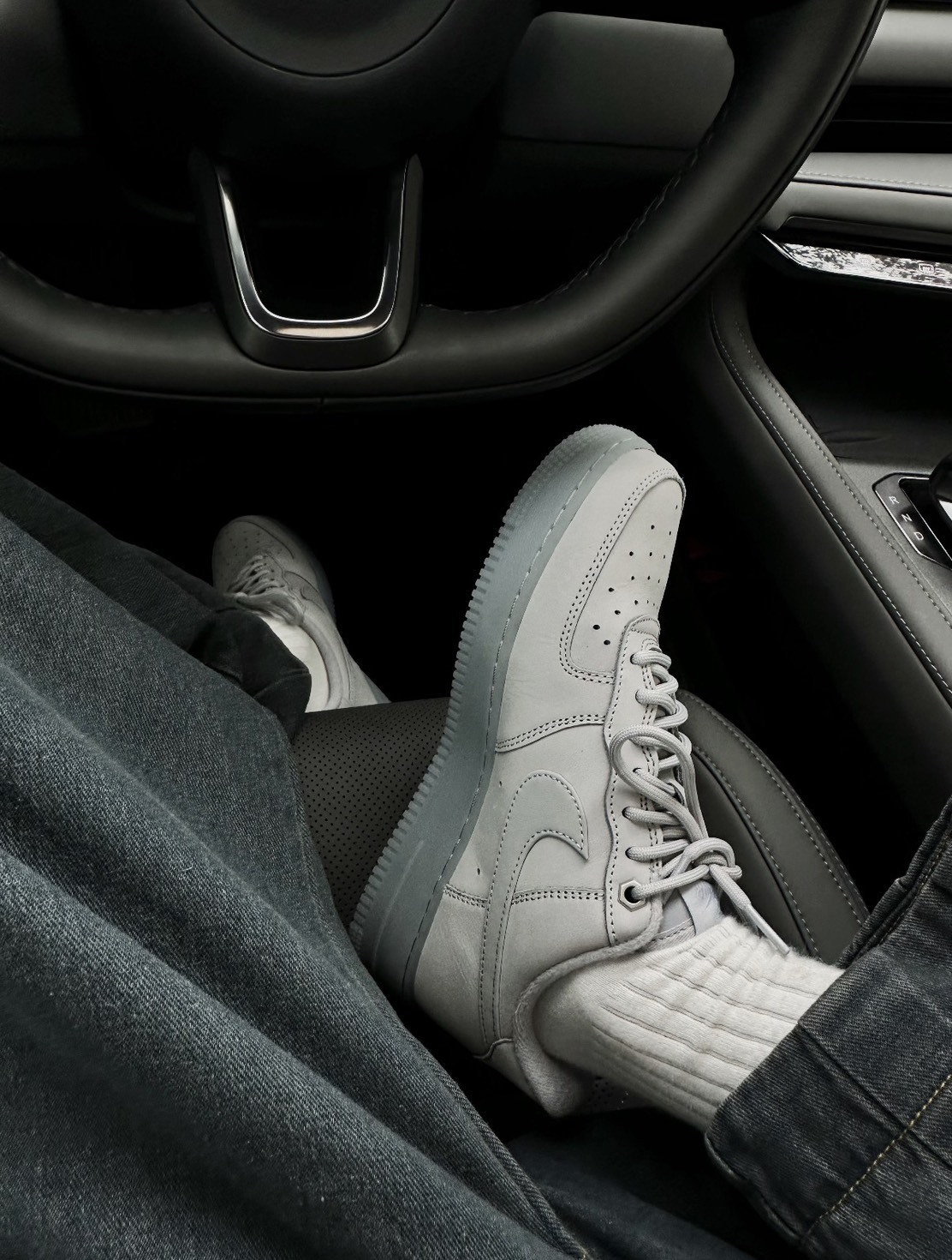 <夏日的消暑色🧊>Nike Air Force 1 '07 WB AF1 麂皮冰川灰