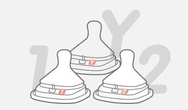 hegen奶嘴如何分辨流速？